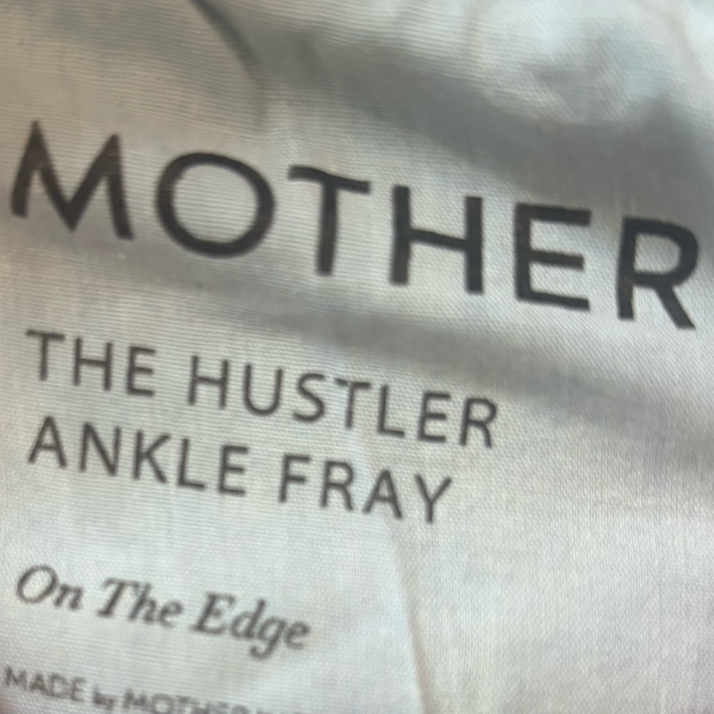 MOTHER Denim Jeans with Blue Stitching